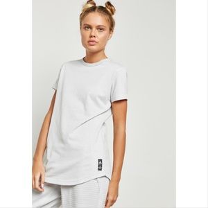 Adidas Reigning Champ Curved Hem T-Shirt